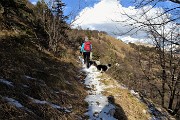 Monte VACCAREGGIO (1474 m) da Lavaggio di Dossena il 29 gennaio 2019 - FOTOGALLERY